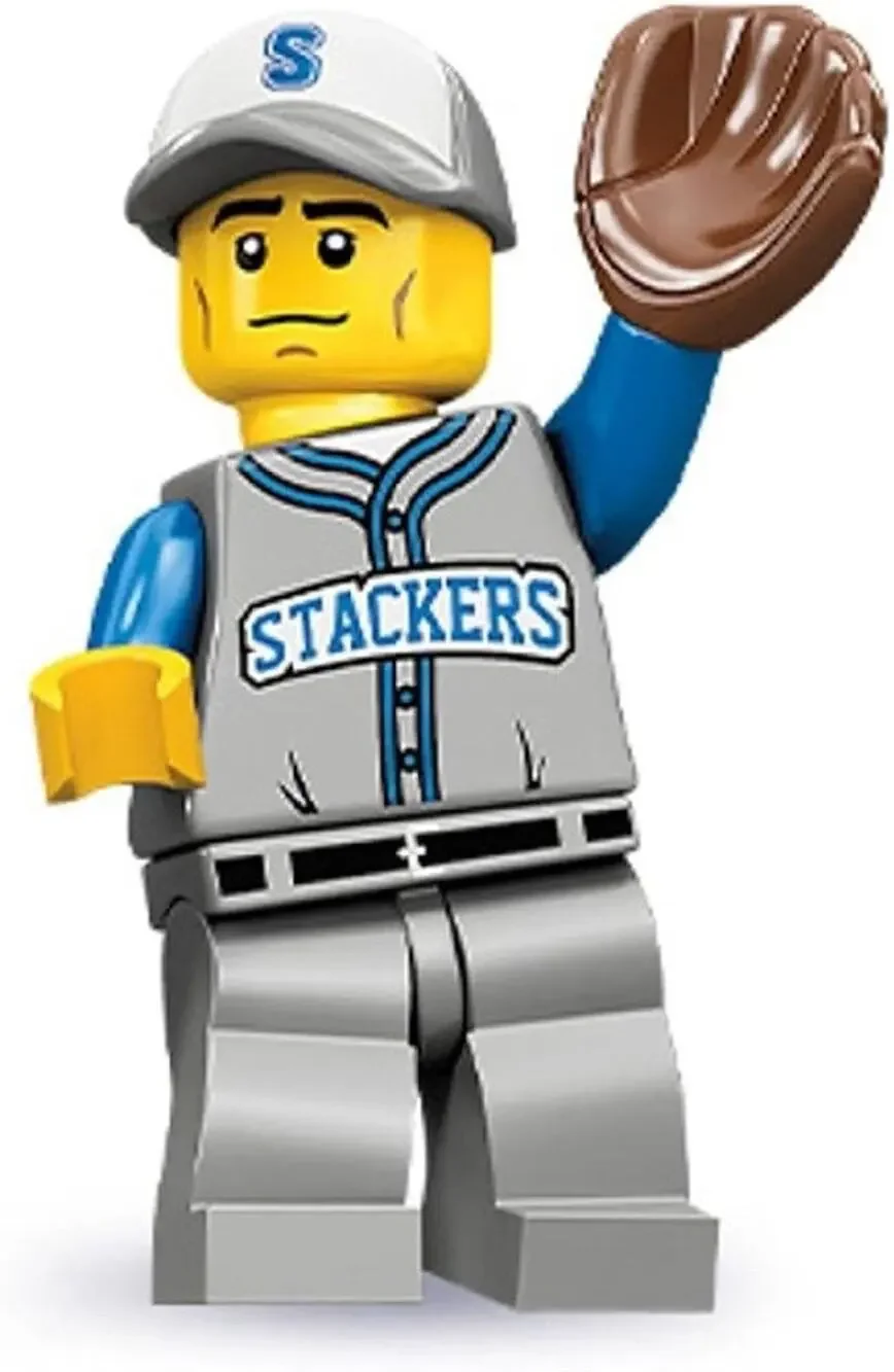 LEGO Series 10 Baseball Fielder - FACTORY SEALED - Retired 2013